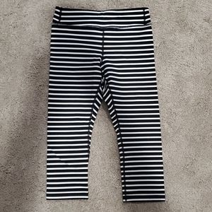 Girls' striped athleta capri pants
